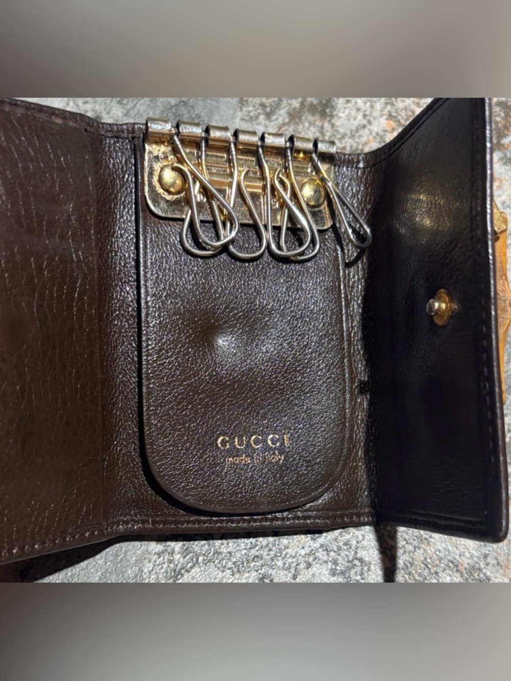 GUCCI Brown Bamboo Key holder - Picture 3 of 5